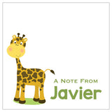 Cutie Giraffe Kiddie Gift Tag