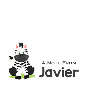 Cutie Zebra Kiddie Gift Tag
