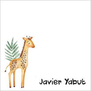 Cute Giraffe Kiddie Gift Tag
