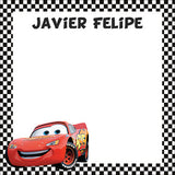 Lightning McQueen Cards Kiddie Gift Tag