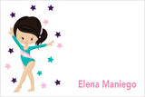 Cute Ballerina Kiddie Gift Tag