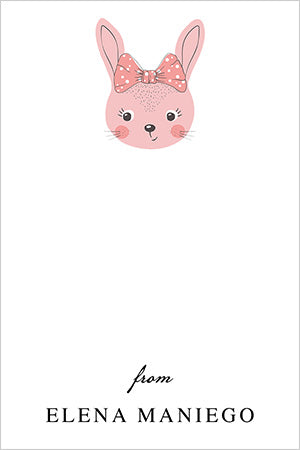 Sweet Bunny Kiddie Gift Tag