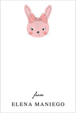 Sweet Bunny Kiddie Gift Tag