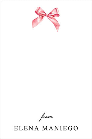 Pink Ribbon Kiddie Gift Tag