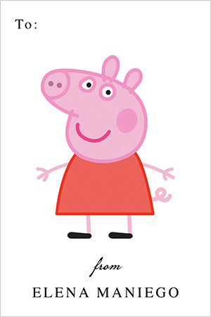Peppa Pig Kiddie Gift Tag