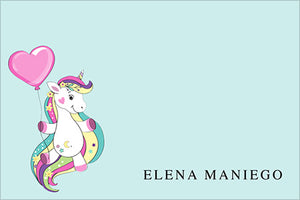 Cutie Unicorn Kiddie Gift Tag