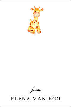 Cute Giraffe gift tag