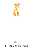 Cute Giraffe gift tag
