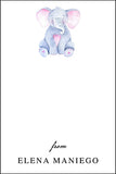 Cute Elephant gift tag