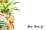 Tropical Plumeria Flower Gift Tag