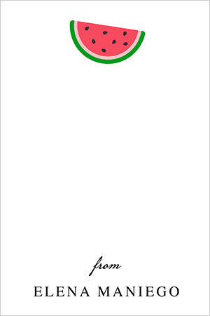 Cute Watermelon Gift Tag