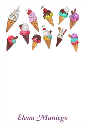 Ice Cream Explosion all occasion gift tag
