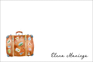 Travel Suitcase all occasion gift tag