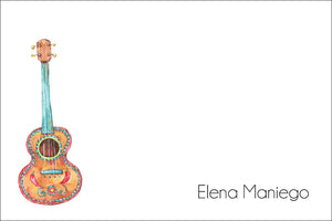 Colorful Guitar all occasion gift tag