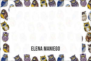 Owl Themed all occasion gift tag