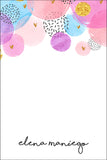 Golden Pink Confetti all occasion gift tag