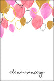 Pink Balloons all occasion gift tag