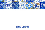 Spanish Tiles all occasion gift tag