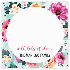 Very Floral Family Gift Tag