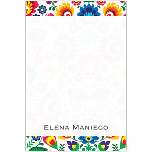 Funky Floral Gift Tag