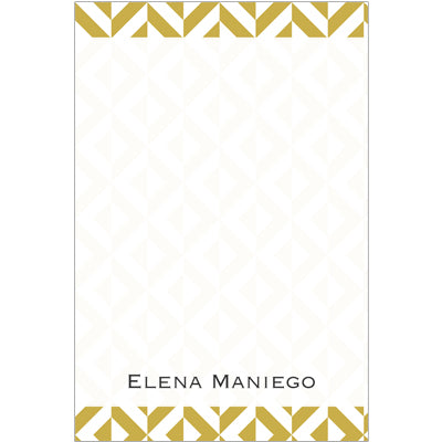 Gold Pattern Gift Tag