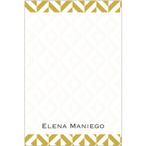 Gold Pattern Gift Tag
