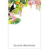 Tropical Parrot Gift Tag
