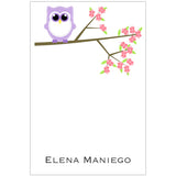 Purple Owl Gift Tag