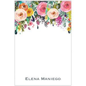 Lush Tropical Flowers Gift Tag