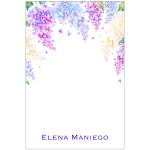 Purple Floral Hues Gift Tag