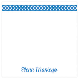 Polka Dot Blues Gift Tag