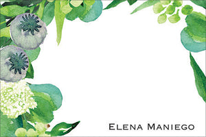 Green Flora Gift Tag