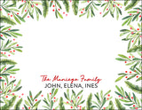 Exquisite Vines Christmas Gift Tag or Notecard