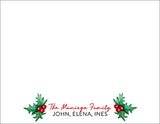 Mistletoe Christmas Gift Tag or Notecard
