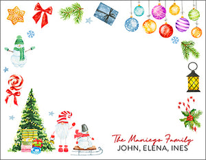 Festive Mood Christmas Gift Tag or Notecard