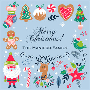Holiday Icons of Christmas Gift Tag