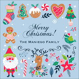 Holiday Icons of Christmas Gift Tag