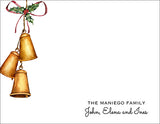 Holiday Bells Christmas Gift Tag or Notecard