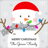 My Happy Snowman Christmas Gift Tag