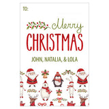 Jolly Christmas Holiday GIft Tag