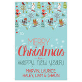Jolly Ski Christmas Holiday GIft Tag