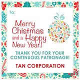 Christmas Corporate Holiday GIft Tag