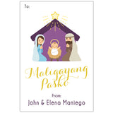 Maligayang Pasko Belen / Nativity Holiday Gift Tag