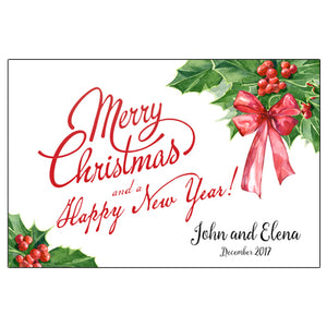 Christmas Holly Holly Holiday Gift Tag