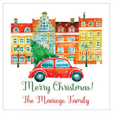 Christmas Beetle Car Holiday Gift Tag