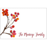 Christmas Cherry Branch Holiday Gift Tag