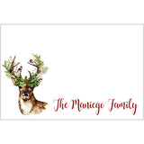 Merry Deer Christmas Holiday Gift Tag