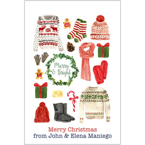 Christmas Gear Holiday Gift Tag
