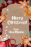 Gingerbread Spread Christmas Holiday Gift Tag