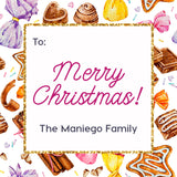 Christmas Candy Christmas Holiday Gift Tag